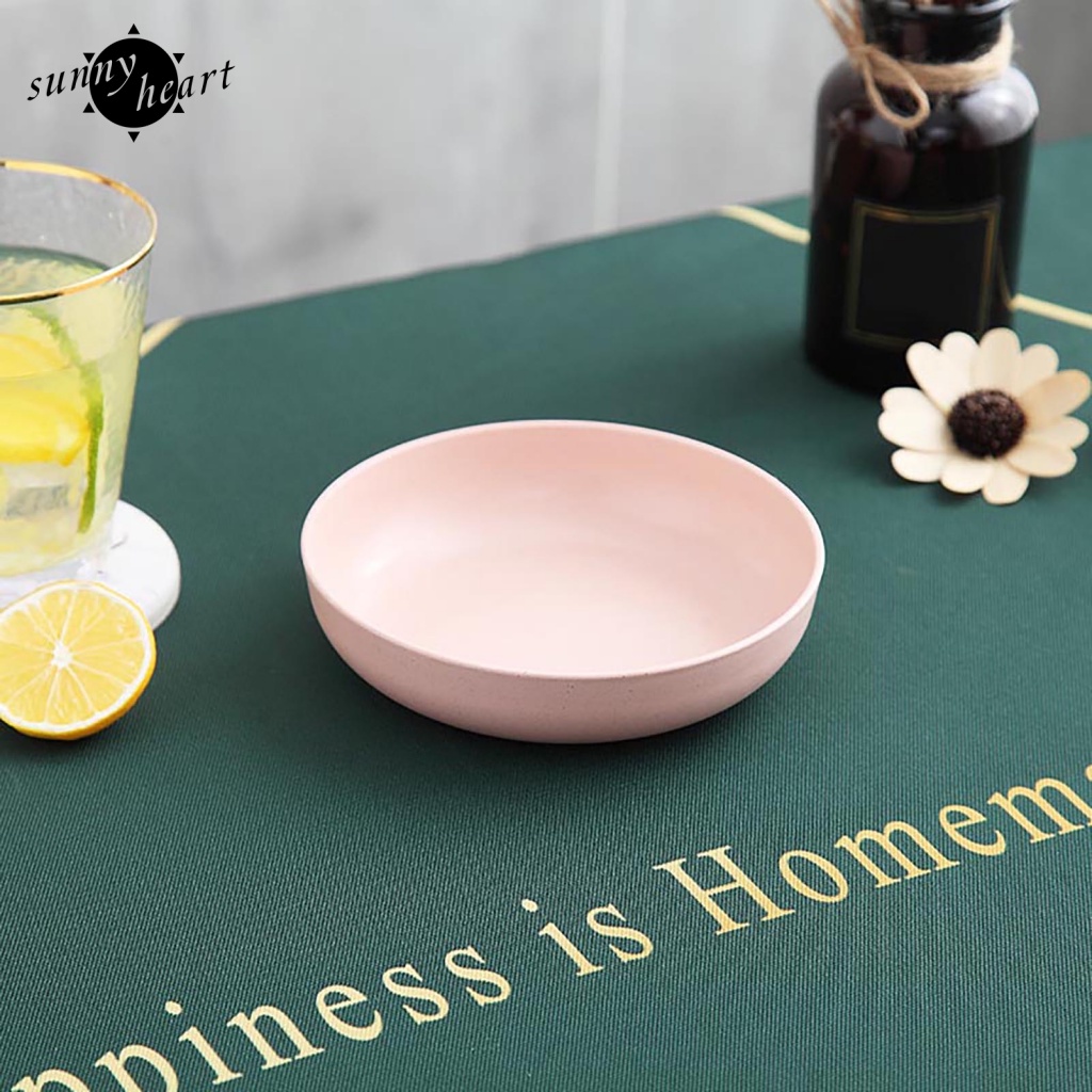 Đĩa Nhựa Tròn Màu Trơn Hình Trái Tim