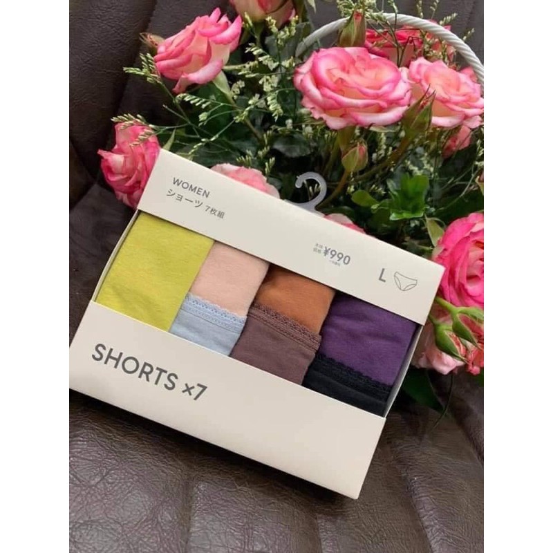 set chip gu japan 7 chiếc cotton mặc siêu thích | BigBuy360 - bigbuy360.vn