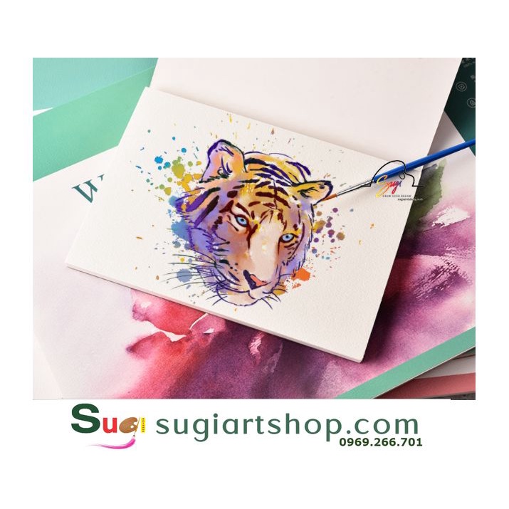 Sổ vẽ màu nước Potentate dạng lò xo 300gsm hotpress