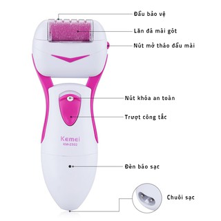 Máy tẩy tế bào gót chân Kemei KM-2500
