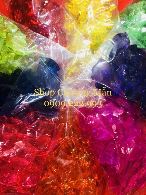 100G Chuỗi Lá Đuôi Cá Pha Lê Nhựa Giá Sỉ