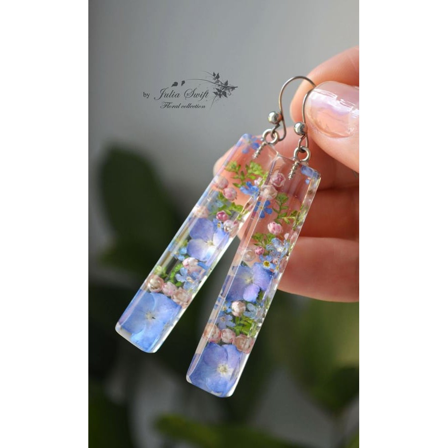 Khuôn silicon Epoxy Resin làm mặt dây chuyền hình khối