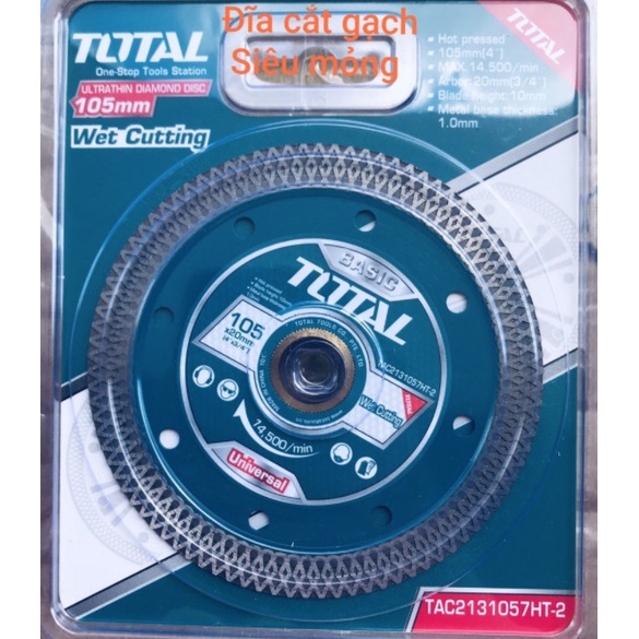 Lưỡi cắt - Đá cắt siêu mỏng TOTAL TAC2131057HT-2