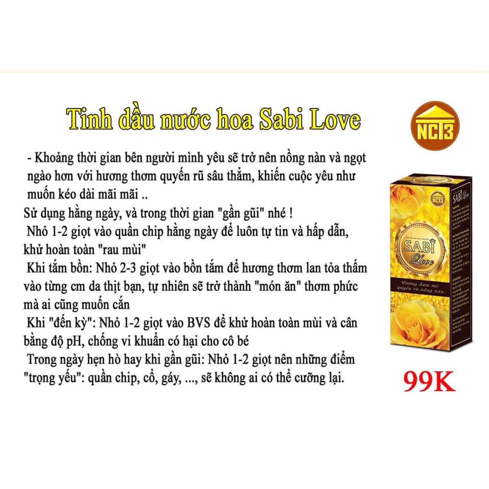 Nước Hoa Vùng Kín- Nước Hoa Sabi - Sạch khỏe- Trẻ Hồng- Se Khít | BigBuy360 - bigbuy360.vn