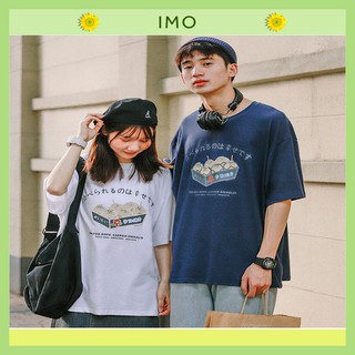 Áo thun tay lỡ - Áo thun tay lỡ unisex dành cho CẶP ĐÔI phong cách HÀN QUỐC form rộng - IMOstore 1hitshop vanmelo
