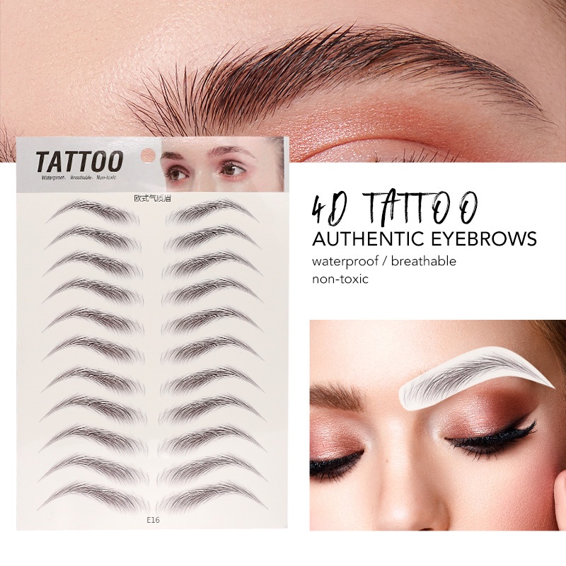 Bút Kẻ Lông Mày 4D Tự Nhiên Lâu Trôi Chống Thấm Nước