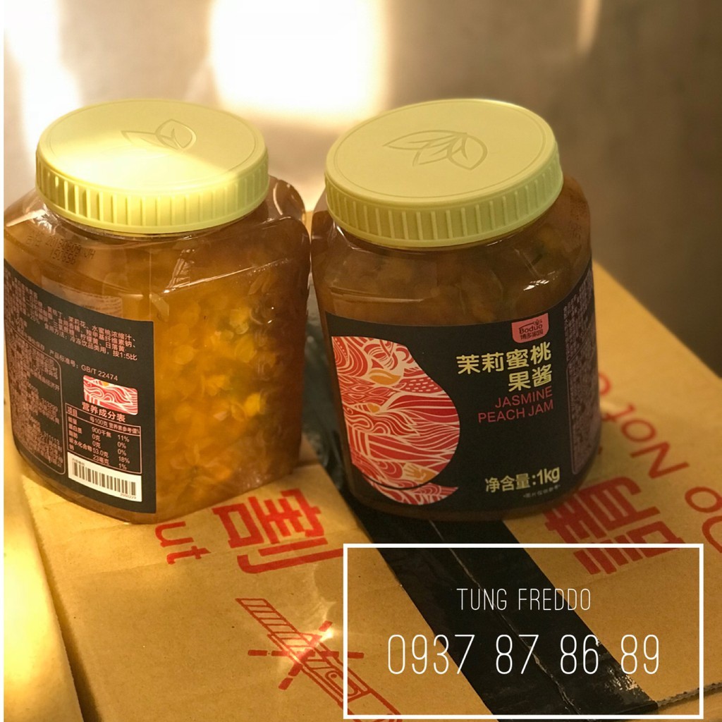 Sốt Đào Nhài 1kg Boduo ( Sauce Cam Đào Nhài )