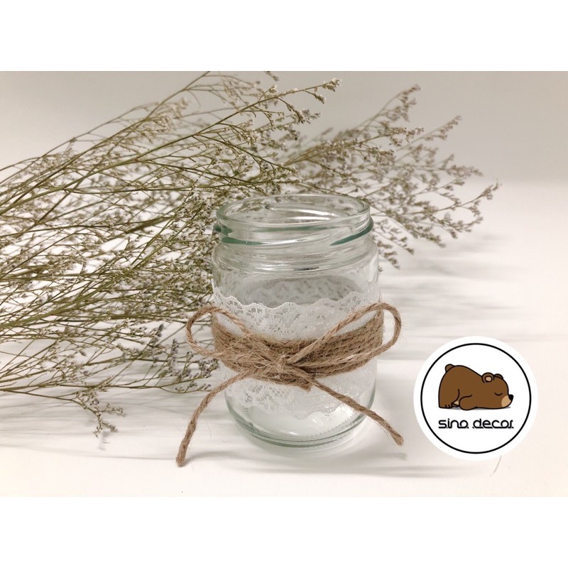 BÌNH THỦY TINH 220ML DECOR TRANG TRÍ NHÀ CỬA