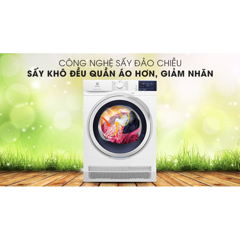 Máy sấy ngưng tụ Electrolux 8 Kg EDC804CEWA- Hàng chính hãng