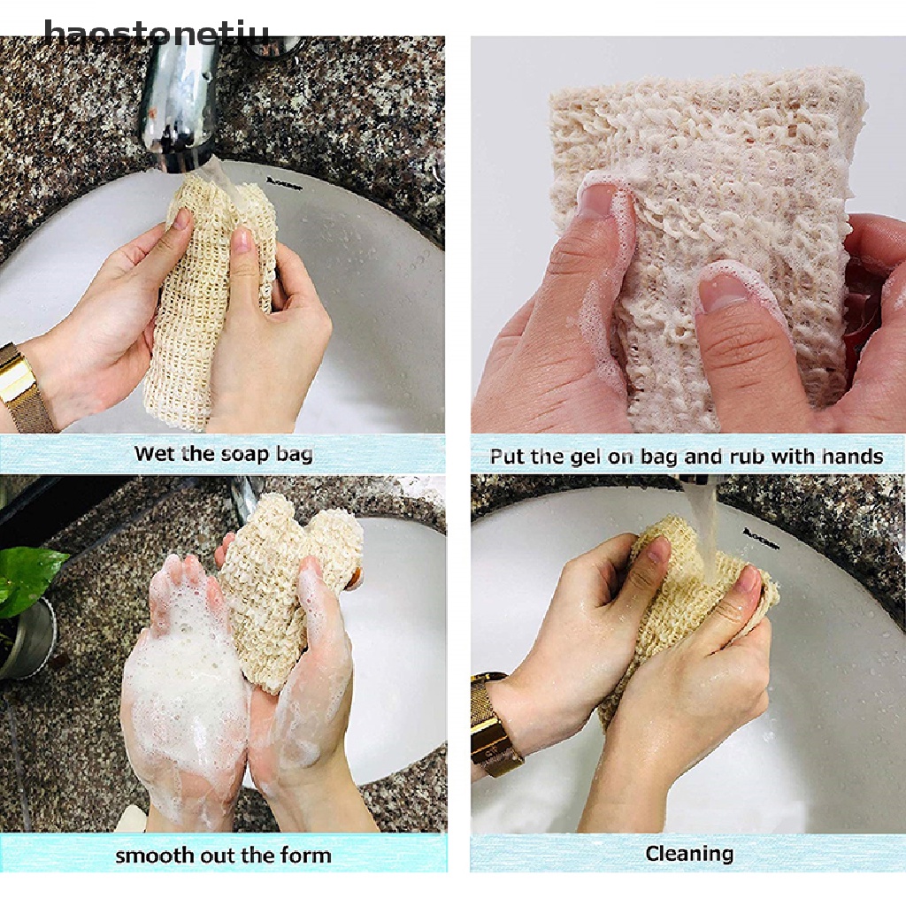 Túi Lưới Đựng Xà Phòng Tẩy Tế Bào Chết Thân Thiện Với Môi Trường
