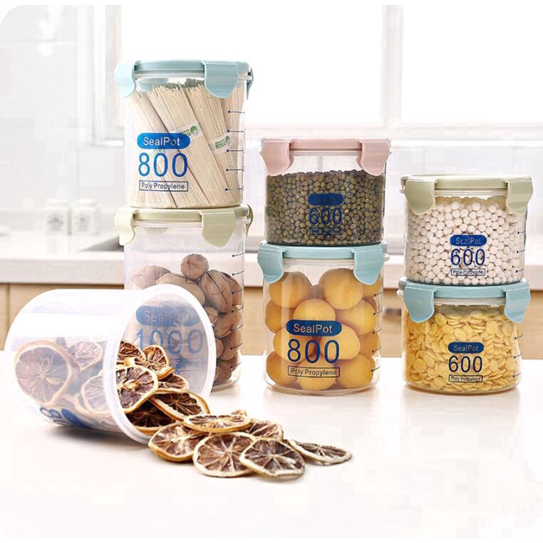 Hộp Nhựa Tròn Dùng Bảo Quản Thực Phẩm Tiện Dụng