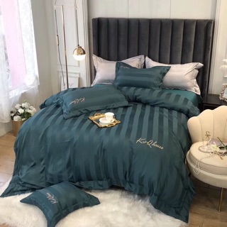 Bộ chăn ga gối satin lụa cao cấp