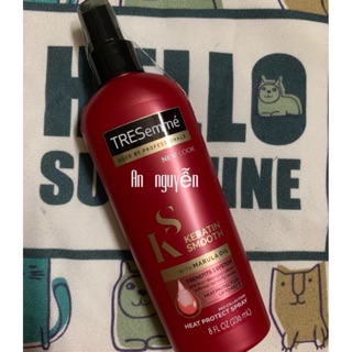 [🇺🇸]Có sẵn-XỊT DƯỠNG TÓC TRESEMME KERATIN -TRESemmé Expert Selection Heat Protection Spray Keratin Smooth 8 oz