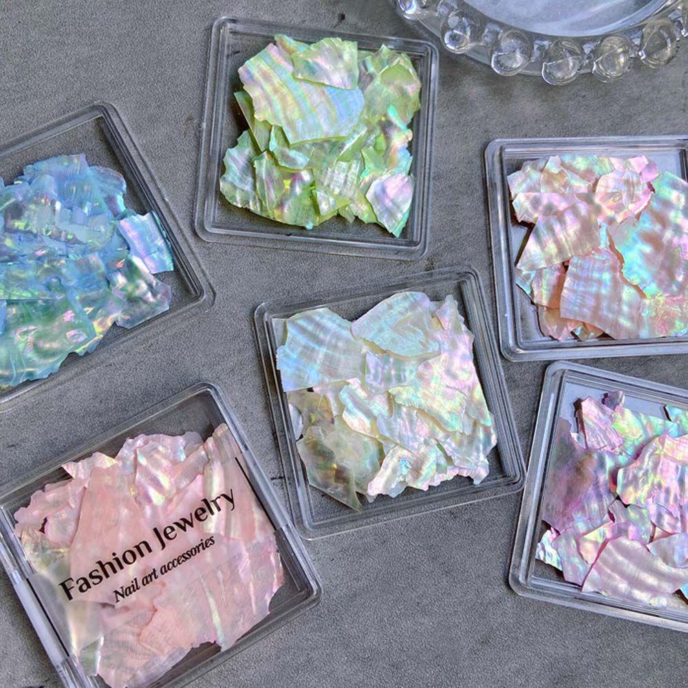 Phụ Kiện Trang Trí Móng Tay 3D Hình Vỏ Sò Siêu Mỏng Độc Đáo