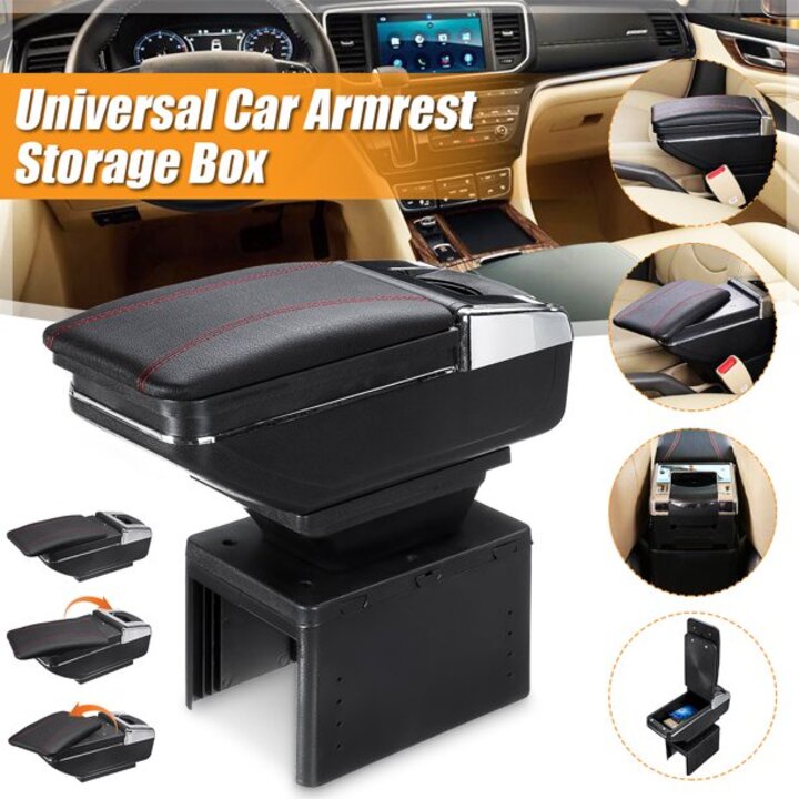 Hộp tỳ tay, đệm tỳ tay tích hợp với nhiều dòng xe ô tô,  Armrest box for all cars