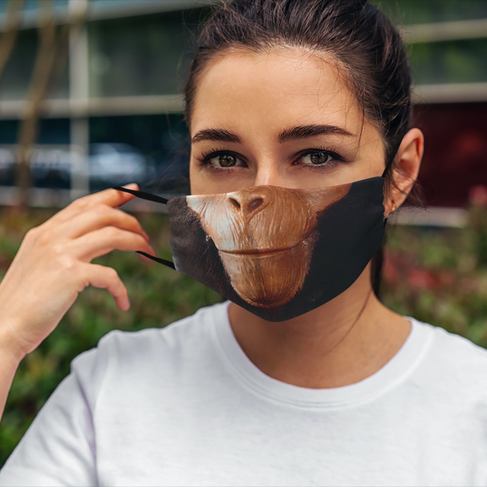 khẩu trang cho dân phượt Mặt Người_1300 CARTWELL chất liệu vải mềm 2 lớp chống nắng, phòng dịch bệnh, lọc ô nhiễm