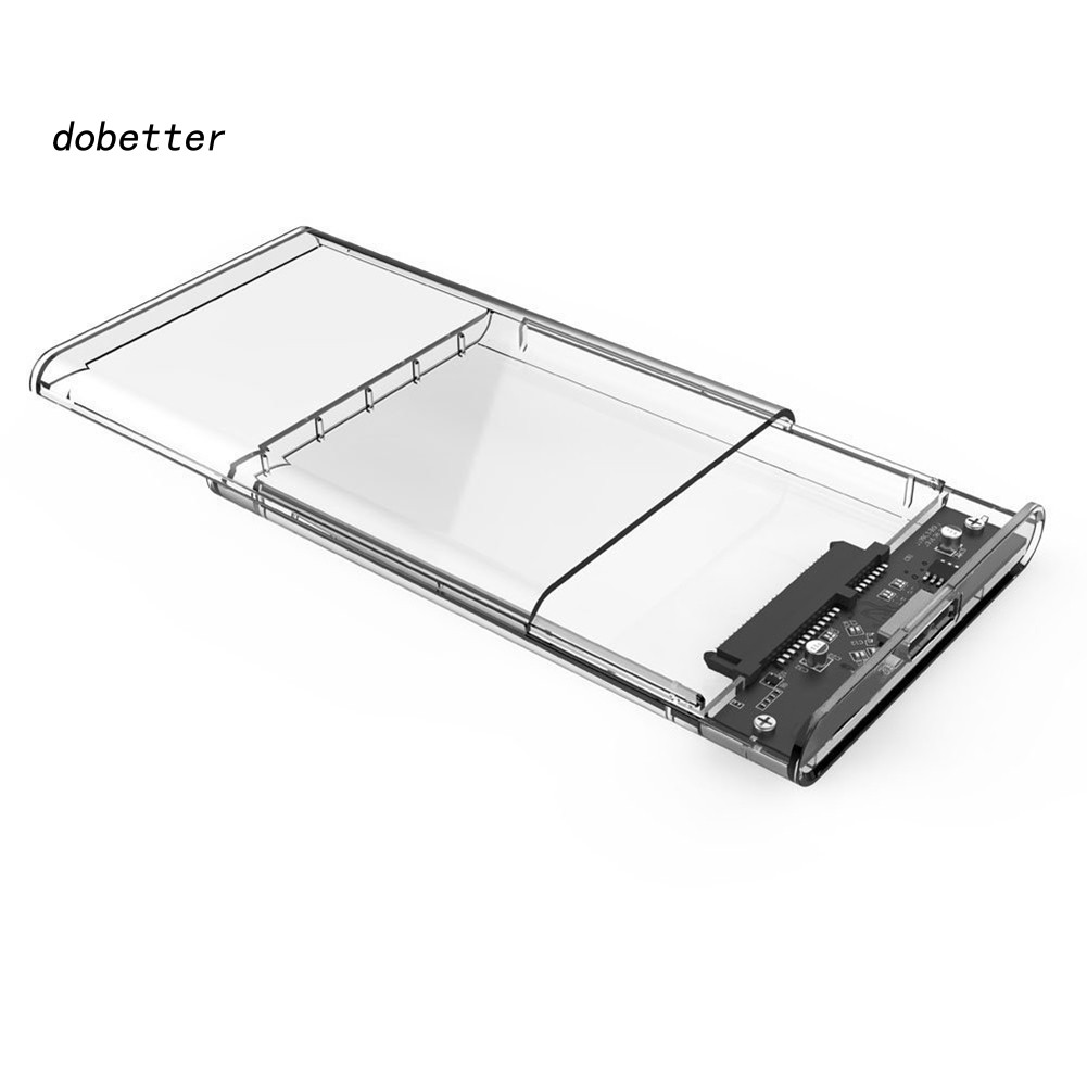 【dobetter.YP】5Gbps High Speed 2.5inch SATA HDD SSD USB 3.0 Mobile Hard Disk Box Case for PC