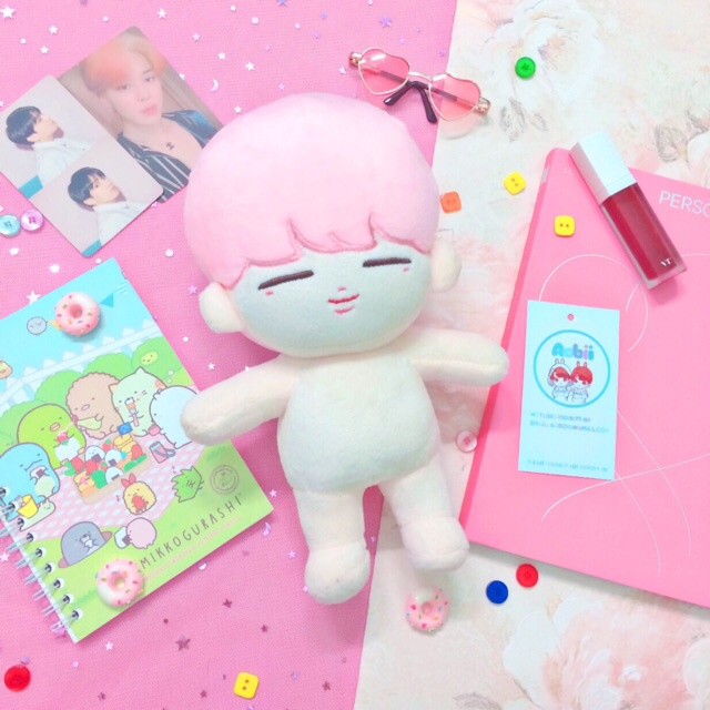 KIT may DOLL - Set vải và phụ liệu may doll kpop handmade