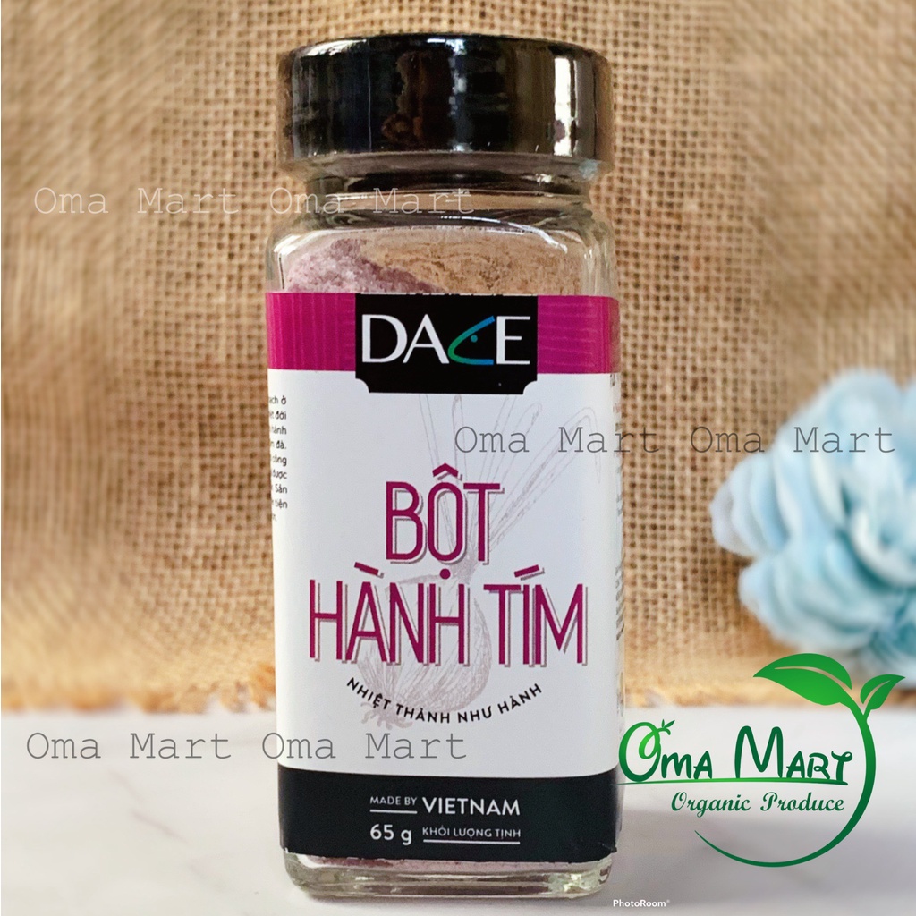 Bột hành tím nguyên chất Dace 65g