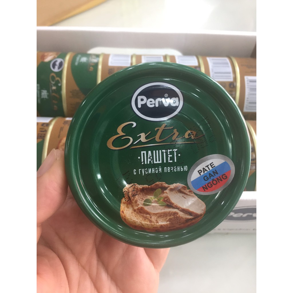 PATE GAN NGỖNG NGA ( PERVA EXTRA PATE WITH GOOSE LIVER)/90g