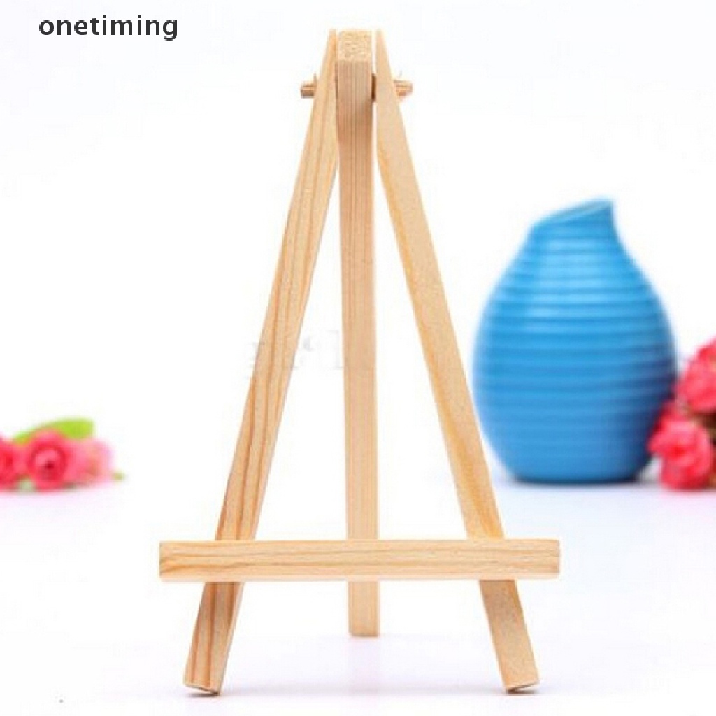 Otvn Mini Wooden Cafe Table Number Easel Wedding Place Name Card Holder Stand QDD