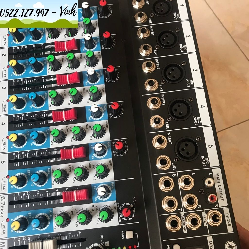 Mixer F7 MB Bluetooth - Thiết Bị Livestream 2022 - tặng kèm dây hoa sen - Gia Khang Electronics