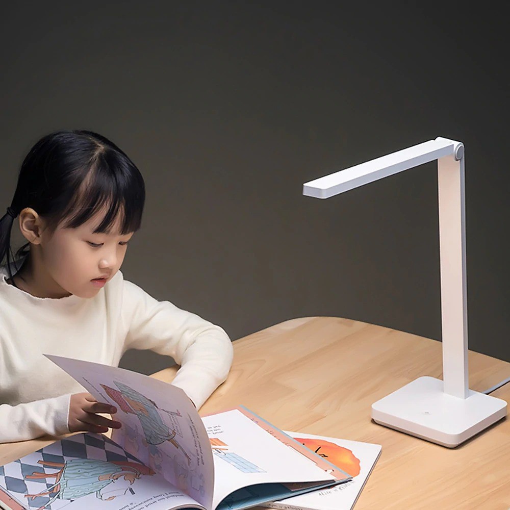 Đèn học để bàn thông minh Xiaomi  Mijia Lite chống cận, công  tắc cảm ứng, gập xoay 220 độ - Hàng chính hãng