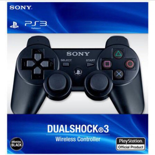 Sony PS3 Playstation 3 với cáp USB miễn phí Bộ điều khiển Dualshock 3 SIXAXIS không dây cho máy tính xách tay máy tính b