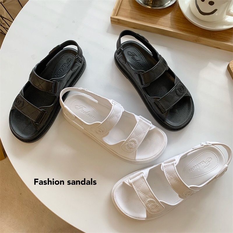 SANDAL NỮ TRẦN TRÁM CAO SU DẺO