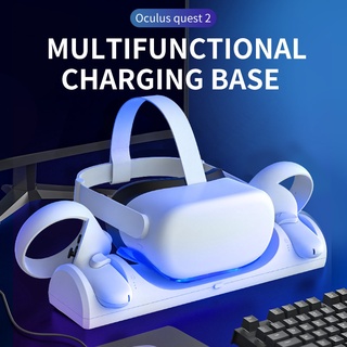 VR Charging Bracket for Oculus Quest 2 VR Headset Controller Fast Charging Dock magnetic Stand Set for Quest 2