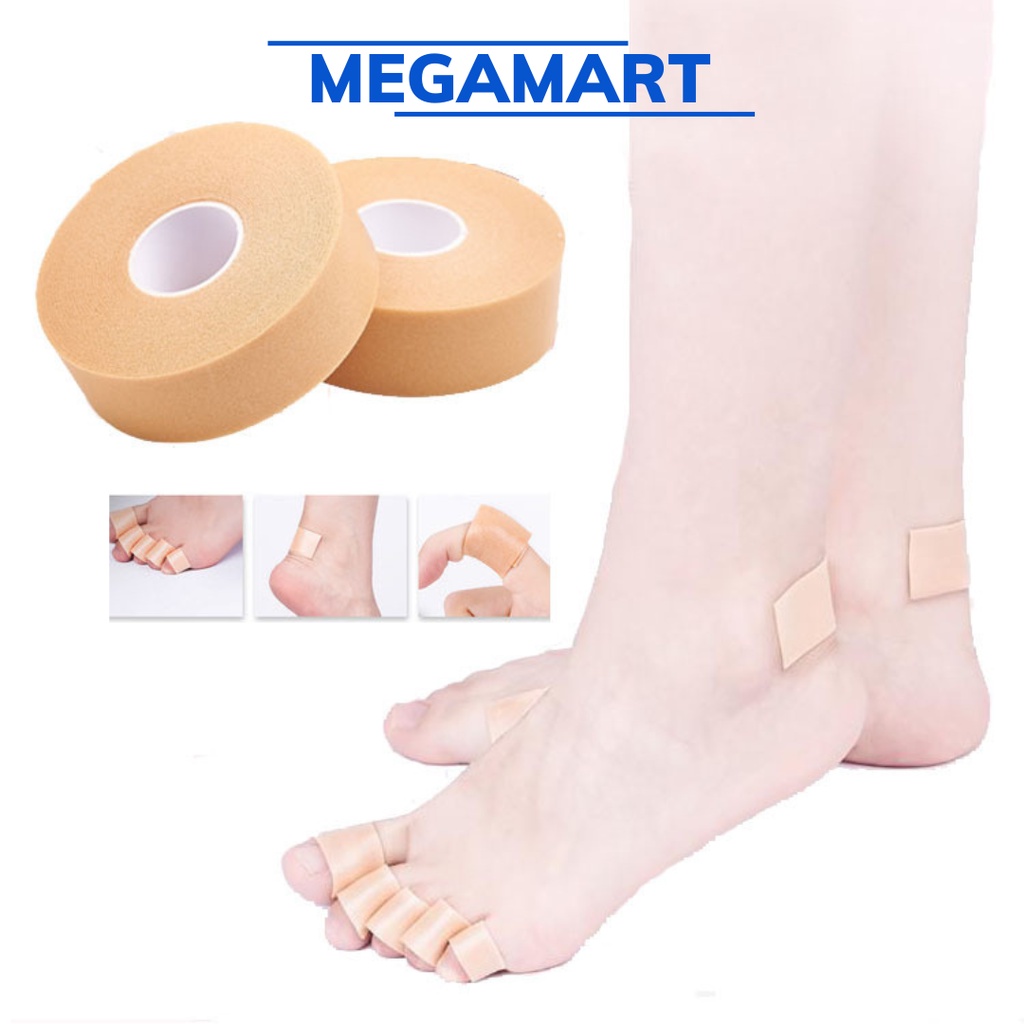 Cuộn băng dán gót chân chống đau chân, chai chân khi mang giày cao gót - MEGAMART