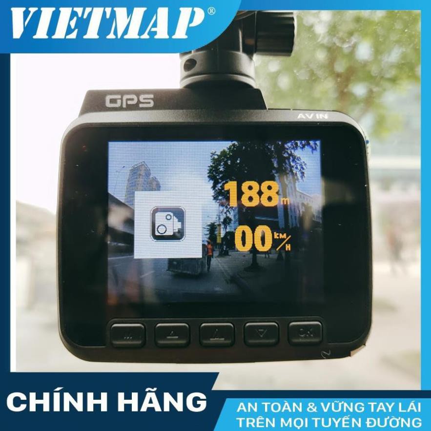 Camera hành trình VIETMAP C61 Pro  cho xe ô tô kèm thẻ nhớ 32G, 64G, 128GB