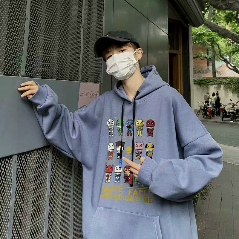 Áo HOODIE SIÊU NHÂN Cao Cấp Nam Nữ Chất Nỉ Bông Ngoại Dày Dặn
