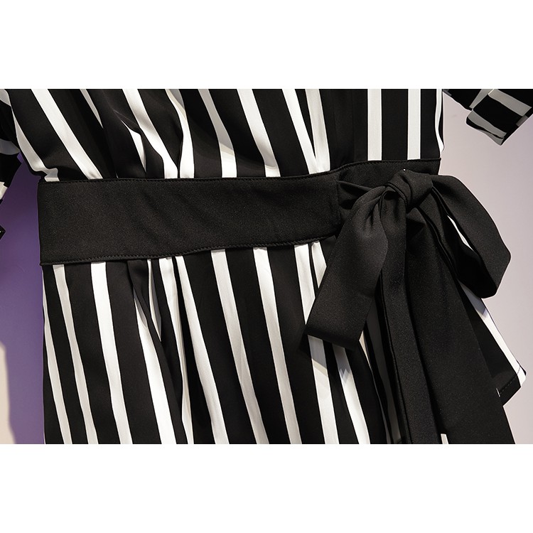 (HÀNG SẴN) Bộ Đồ Trung Niên Đẹp Kẻ Sọc Thời Trang AB46 - Hàng Quảng Châu Cao Cấp