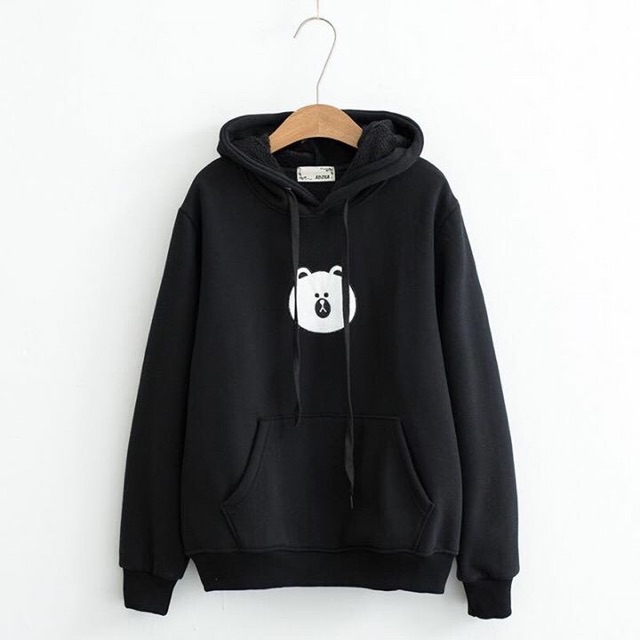 Áo hoodie gấu trắng có bigsize đên hơn 100kg