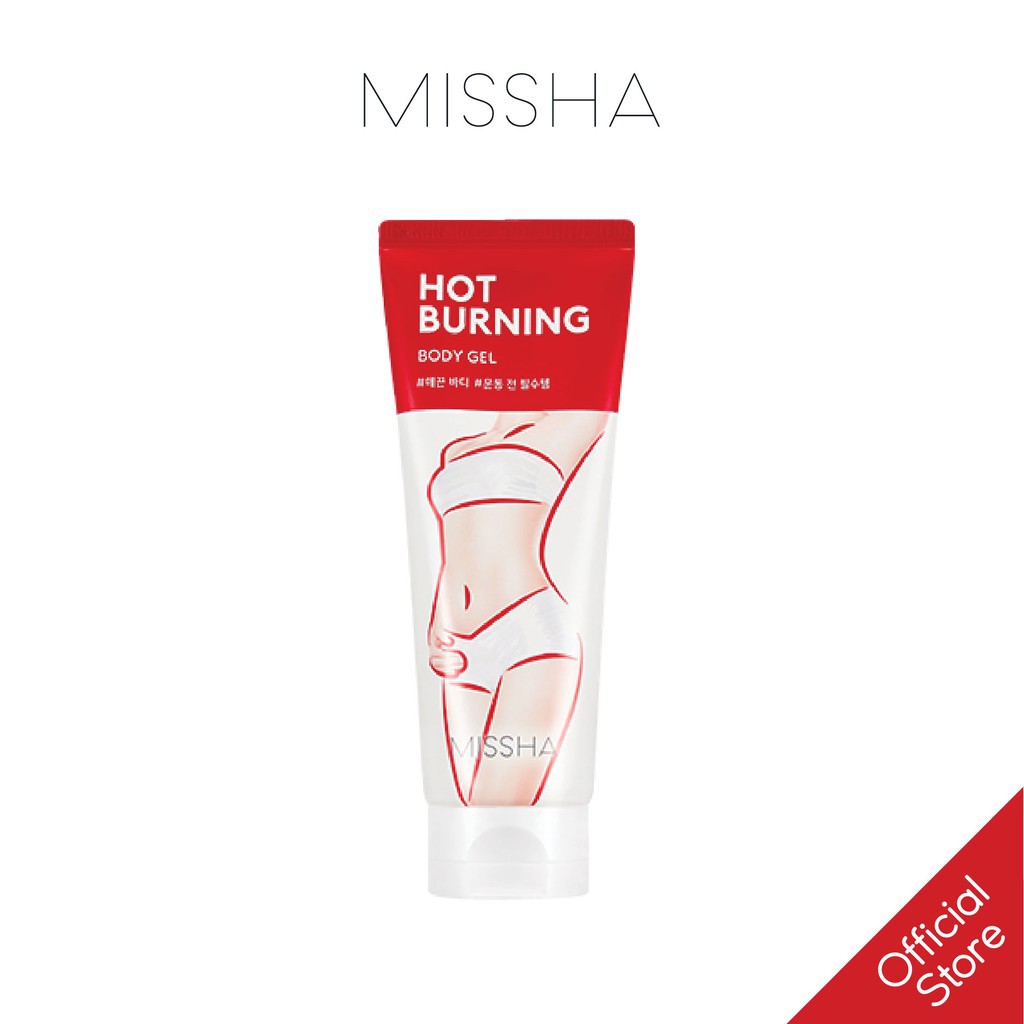 Gel Tan Mỡ Missha Hot Burning Body Gel 200ml Mẫu mới -  Chính hãng Hàn Quốc - giúp giảm mỡ bụng, đùi, vết rạn nứt