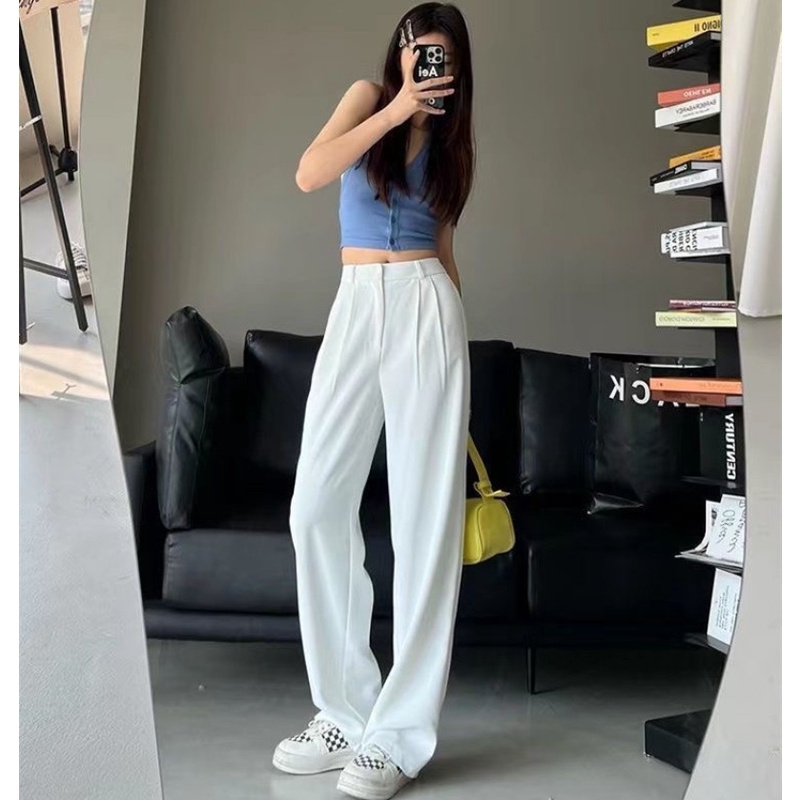 Quần Dài Ống Rộng Thời Trang Mùa Hè Dễ Phối Đồ Cho Nữ