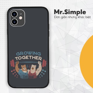Ốp lưng điện thoại cao cấp GROWING TOGETHER GYM MRSIMPLE đủ dòng 6/7/8/Plus/11/12/13/Pro/Max/X/XS-LAK0005058