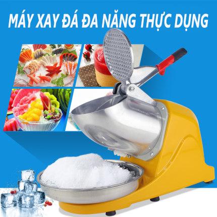 [Mã ELHADEV giảm 4% đơn 300K] Máy bào đá,xay đá tuyết 2 lưỡi dao đá dùng cho quán ca phê trà sữa