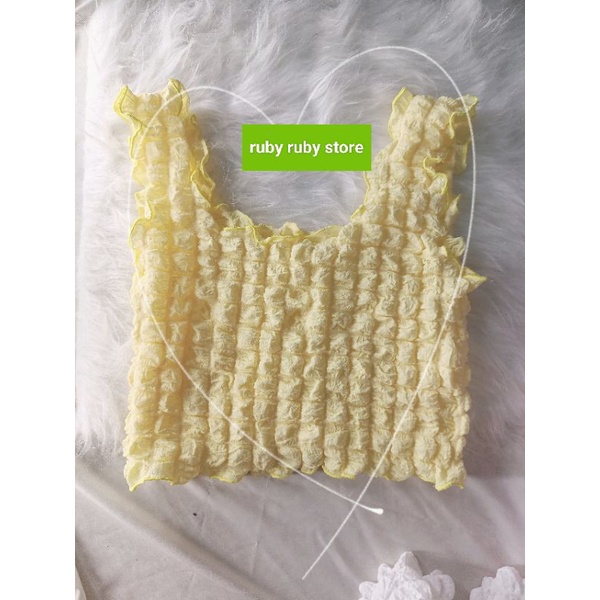 ÁO HAI DÂY NỮ BẢNG TO VẢI XỐP KIỂU CROPTOP ĐẸP FREE SIZE DƯỚI 52 KG BYNPCNGA