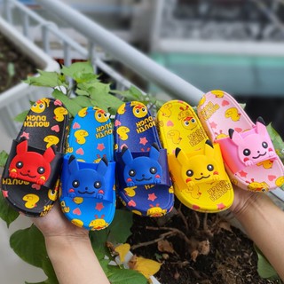 Dép lê, dép quai ngang đế mềm cho bé trai bé gái hoạt hình thỏ vịt
