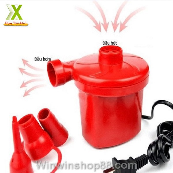 Bơm điện Wenbo 2 chiều thổi, hút chân không - bơm ghế hơi - bơm bể bơi