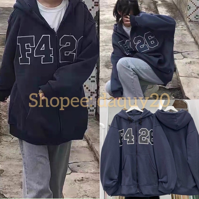 [DAQUY20]áo nỉ Hodie F426 cool ngầu🌸FREESHIP🌸áo nỉ khoá F426 hotren phá cách Hàn Quốc
