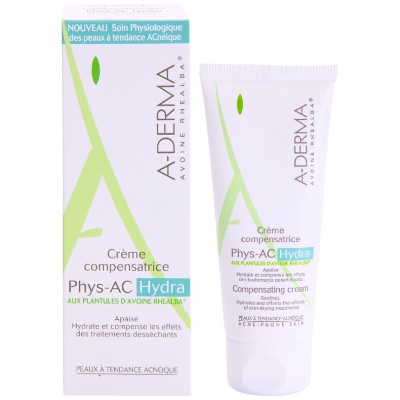 A-Derma Phys-AC Hydra - Kem Dưỡng Cấp Nước Cho Da Nhờn Mụn Trứng Cá 40ml