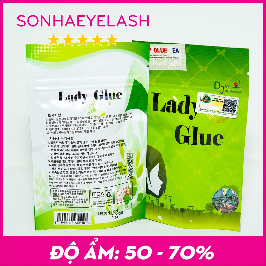 Keo lady glue, dòng keo khô nhanh 1-2s dành cho thợ nối mi chuyên nghiệp