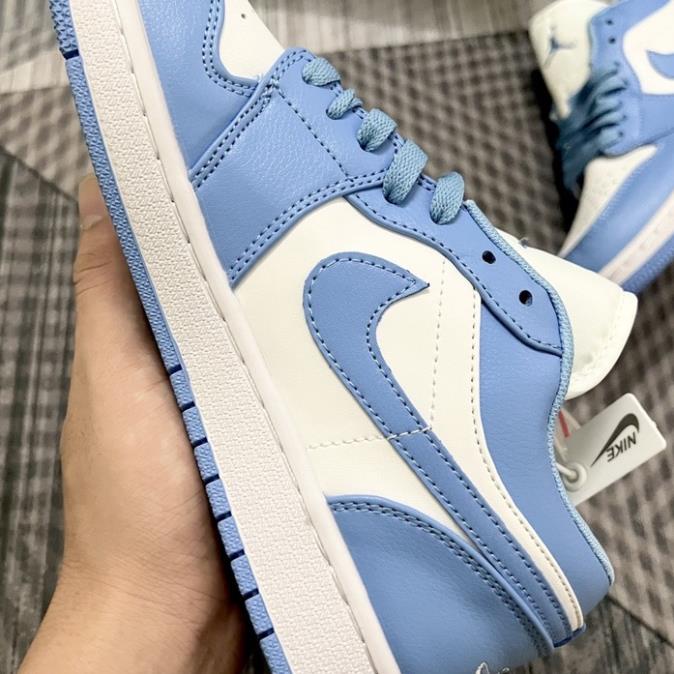 Giày Thể Thao Nike_Jordan 1 Uni Low, Giày Sneaker Xanh Dương Cổ Thấp