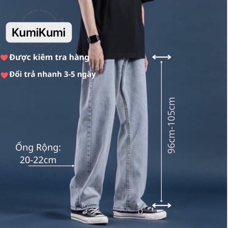 SALE Quần jean ông suông rộng cá tính dễ phối đồ dành cho nam -đổi trả free nếu hàng lỗi-Q9