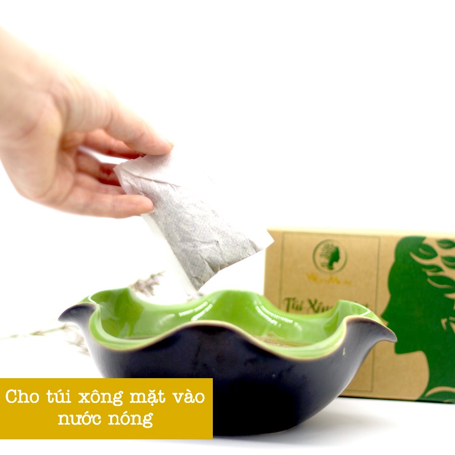 Thảo dược xông mặt sáng da WonMom (hộp 10 túi)