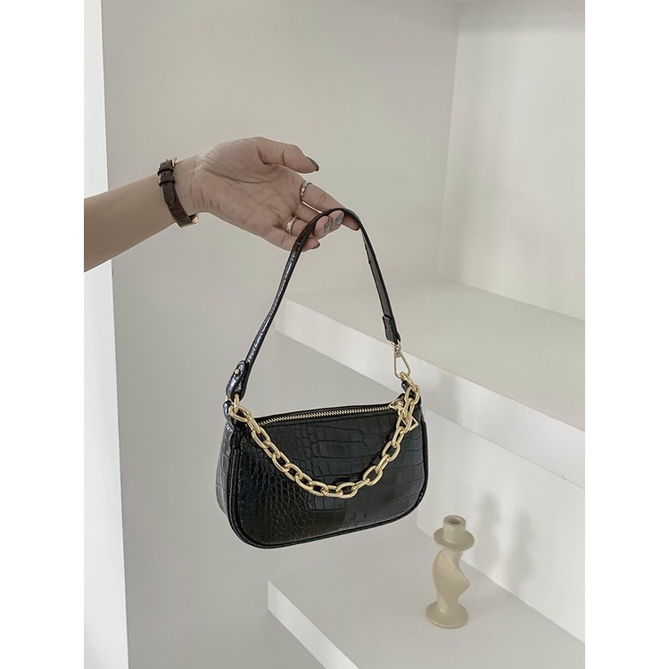 Túi kẹp nách, túi xách nữ đeo vai đi chơi giá rẻ trần trám LOKADO HY205