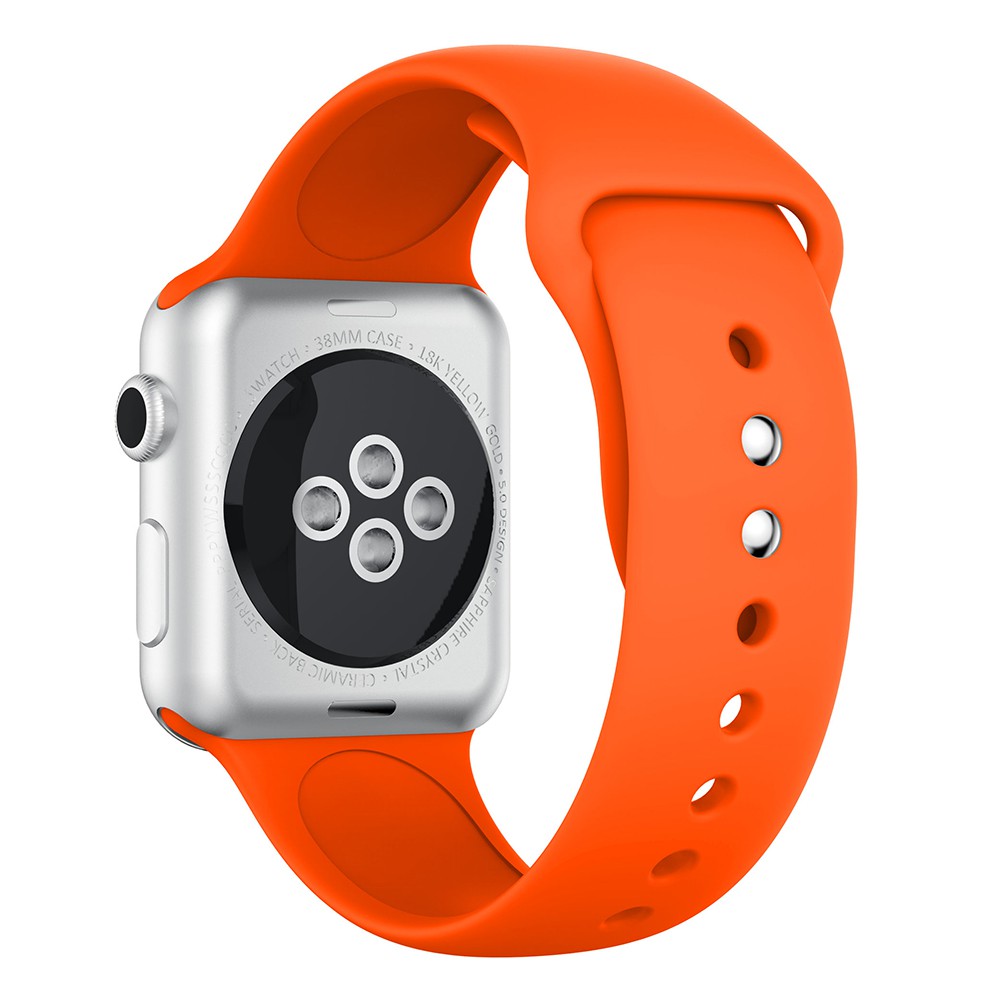 Dây đeo thay thế bằng silicon dành cho đồng hồ thông minh Apple Watch 5 4 3 2 1